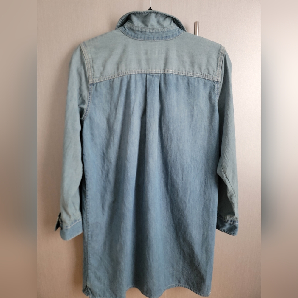 Chaps Shirt Dress Sz Medium P - Picture 5 of 8
